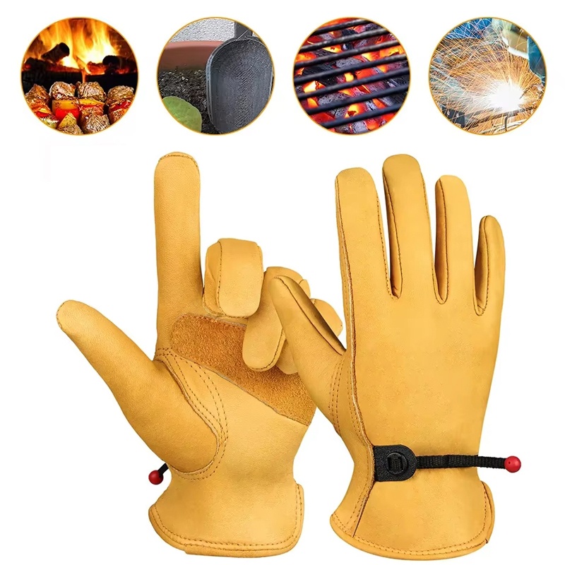 Leather Driving Glove - Guanti in Pelle per Uomo, Guanti