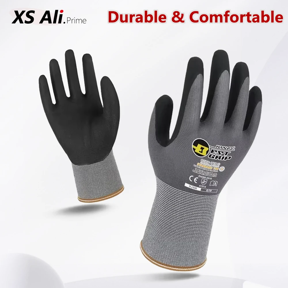 Nitrile Mechanic Glove - 1/10 Paia di Guanti in Schiuma