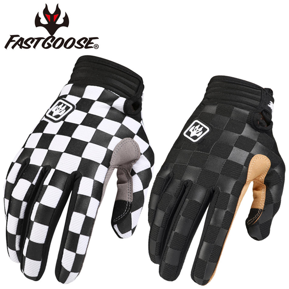 Cycling Glove Padded - FASTGOOSE Retro Rider Motocross Guanti da