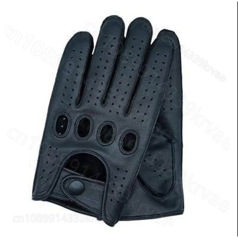 Leather Driving Glove - Guanti da guida traspiranti Guanti da