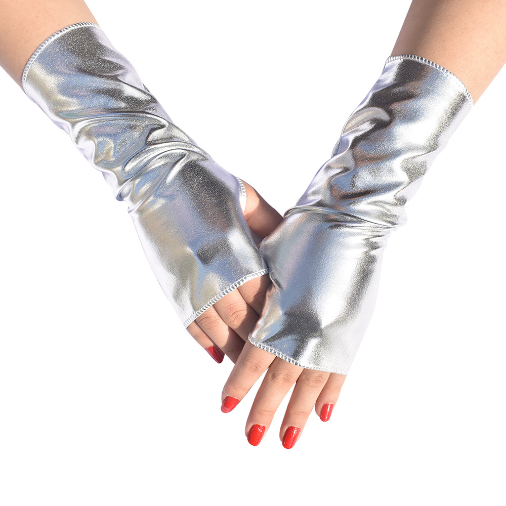 Fingerless Glove Knit - 1 Paio di Guanti Corti Senza