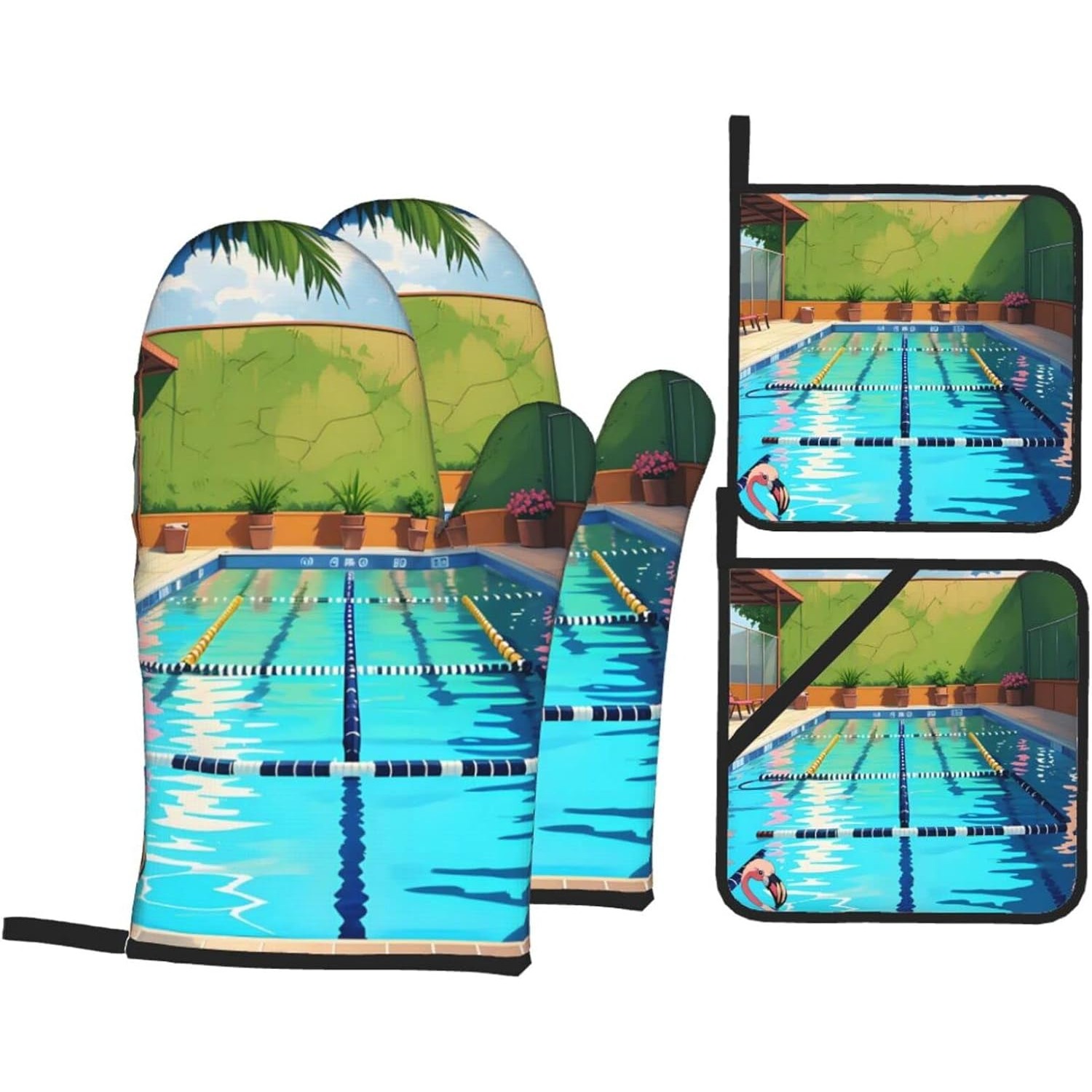 Oven Mitt Silicone - Guanti da forno e presine in