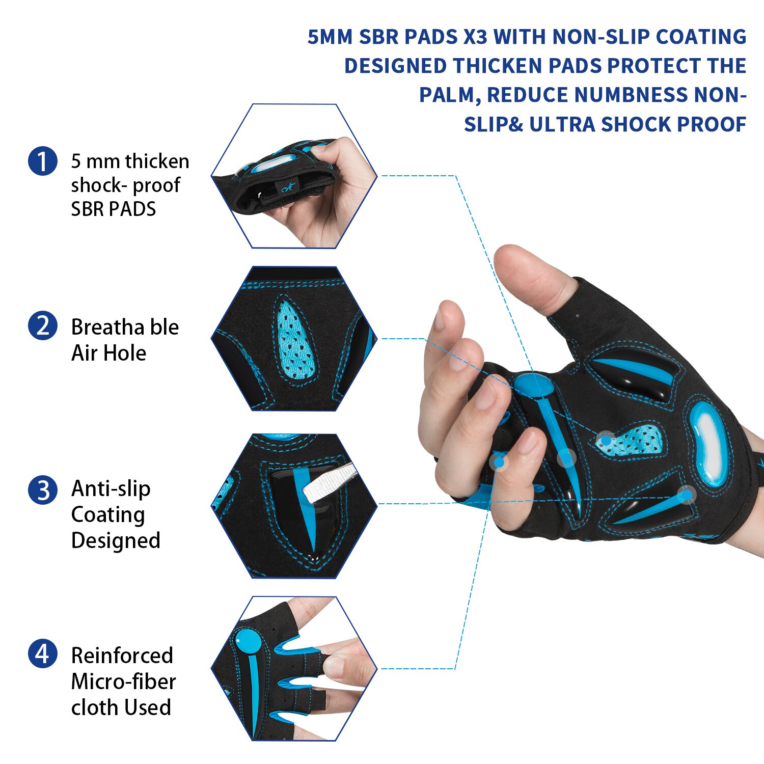 Guanti da ciclismo MOREOK, gua - Cycling Glove Padded recensione e prezzo