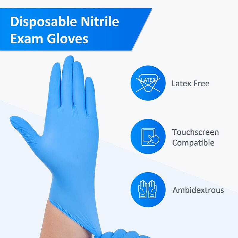 100 Pezzi Guanti Monouso in Ni - Latex Disposable Glove recensione e prezzo